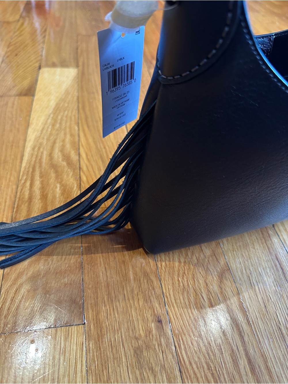 Coach Black Brooklyn 23 Shoulder Bag with Fringe Tassels Brand New w/Tags - Picture 16 of 16